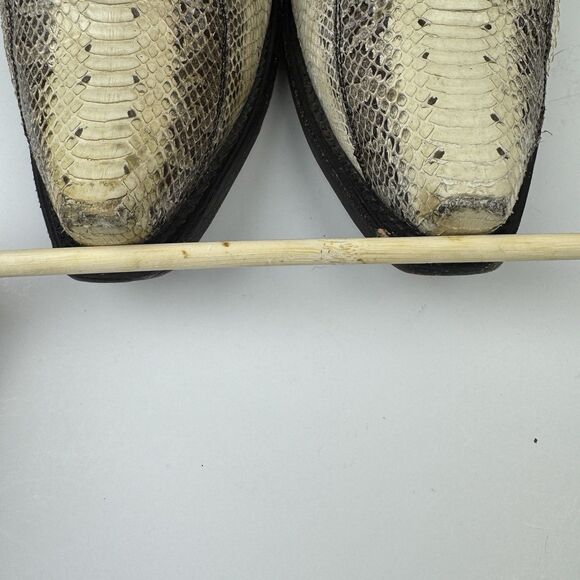 Dan Post  Snakeskin Leather Cowboy Boots Women’s Western Boho Rodeo, Sz. 8M - Picture 14 of 14